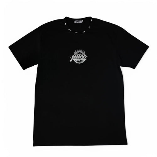 JUICE EMBROIDERY PATCH BLACK CASUAL TEE