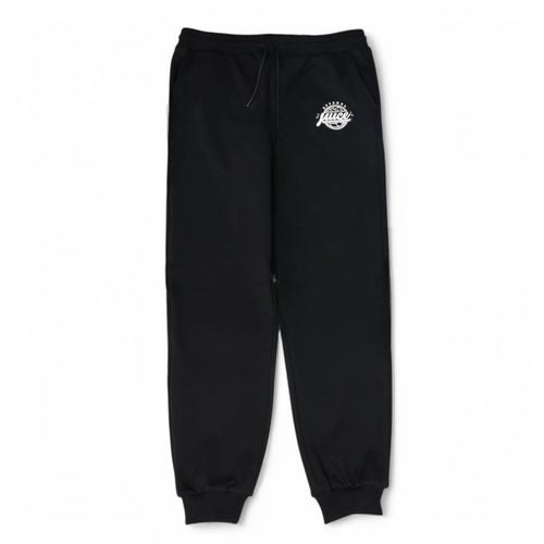 BLACK EMBROIDERY PATCH JUICE CASUAL TRACK PANT